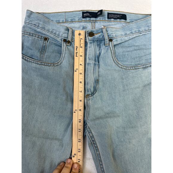 Afends Hemp Revolution Light Wash Straight Leg 90s Jeans sz 30 Organic Cotton - Picture 9 of 10